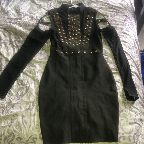 Mini black dress - Picture 1 of 3